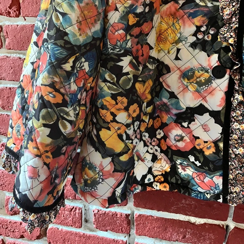 Floral quilted jacket - Picture 2 of 5